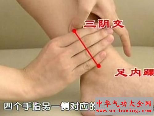 三阴交穴:养肝护肝效果佳