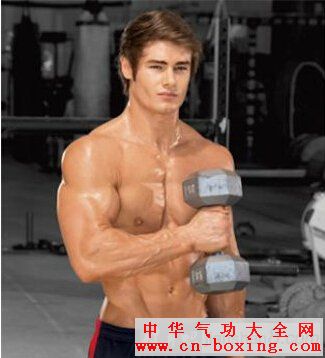 哑铃旋转(内旋外旋)动作图解教程